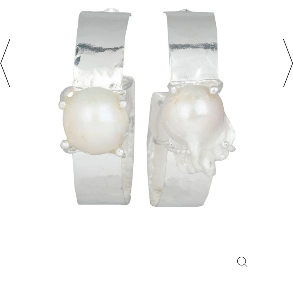 Christie Nicolaides “Lucetta” Silver Hoops
